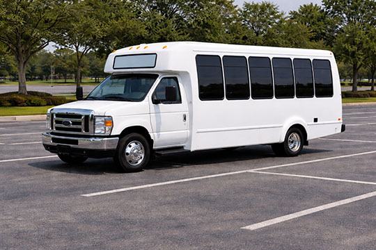 20-passenger minibus available for charter in Fullerton, CA